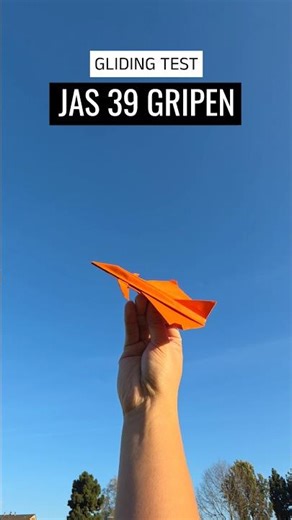 This NEW Gripen Paper Airplane Flies INSANE! [Final Flight Test]