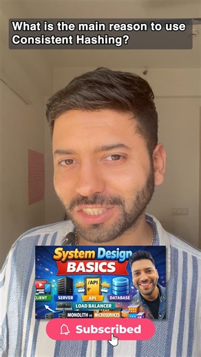 Consistent Hashing Quiz #systemdesign #quiz #shorts