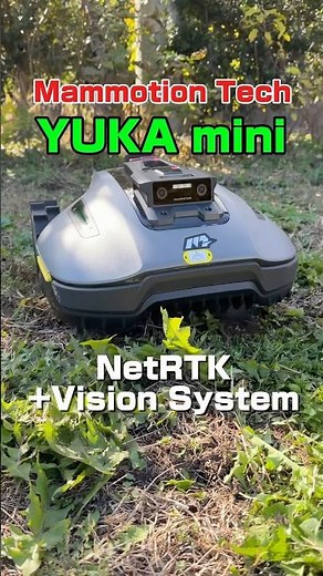 YUKA mini Mammotion Tech robotic lawnmower not yet available in Japan begins testing