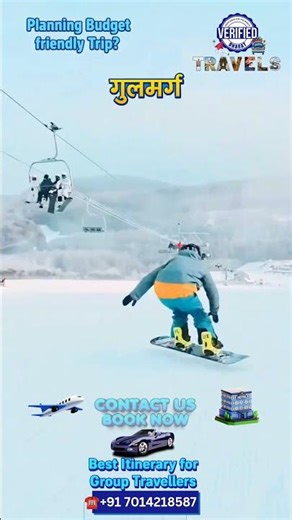 Ski. Slide. Repeat.🎿 #gulmarg #sonmarg #kashmir #jammu #travel #viral #india #trending #narendramodi