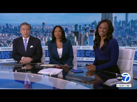 WABC | Eyewitness News at Noon - New Set Debut - February 24, 2025