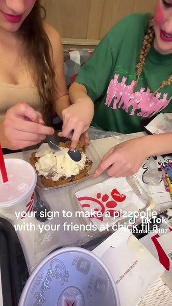 trust it’s so good #pizookie #function #chickfila #cookie #friends | pizookie