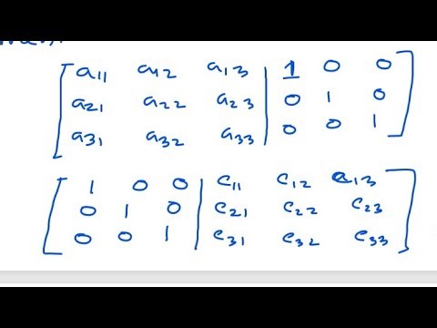 Echelon Matrix, Reduced echelon matrix, Inverse matrix using Gauss-Jordan elimination method.#SEU