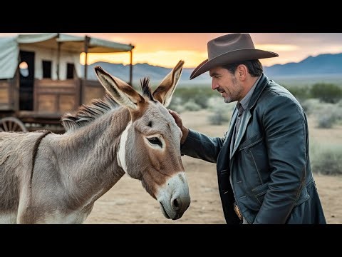 Rich Cowboy Paid for the Finest Stallion — When the Wagon Opened, an Old Donkey Stumbled Out