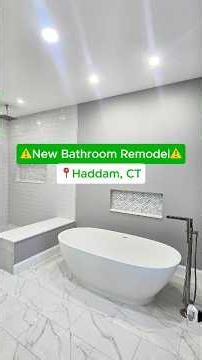 Haddam, CT Bathroom Remodel | From Ordinary to a Luxurious Everyday Retreat #bathroomdesign