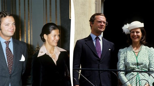 50 år av kärlek! Bortglömda bilderna på kungen och drottningen