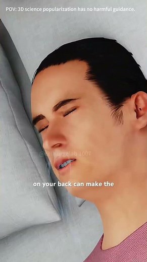 Why Do We Snore 3D Animation #snore #snoring #sleepapnea #sleepapneacause #snorecause