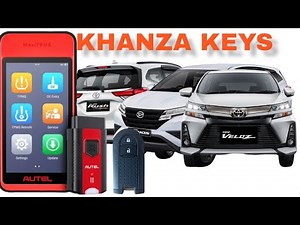 Program all key loss smart key toyota new rush agya avanza veloz daihatsu terios with autel KM100