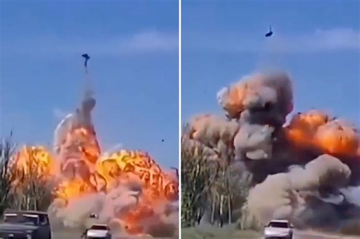 Dramatic new videos show Russian tanks being blown sky-high in Ukraine