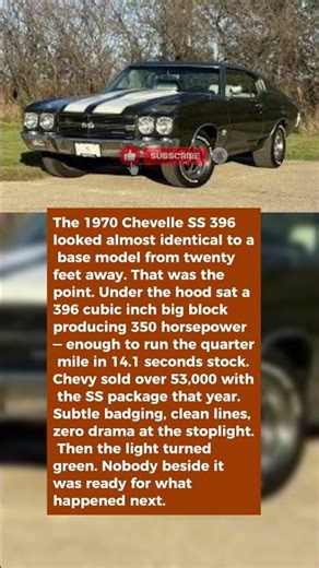 This Chevy Looked Like Every Other Chevelle — Until You Heard It Start