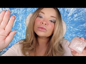 ASMR "Cold Girl" Gives You Ice Facial
