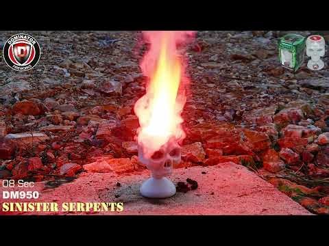 DM950 - SINISTER SERPENTS - Dominator Fireworks