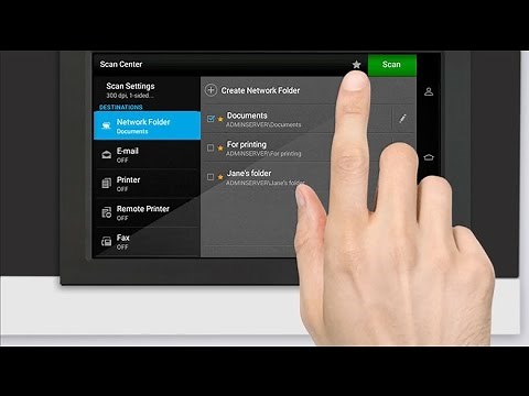 Scan Center—Creating a shortcut for users