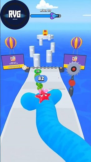 snake run 3d game part 127 new play win #gaming #snakegame