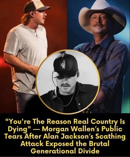 Following Alan Jackson’s attack on his music, Morgan Wallen broke down in public. His devastating quote, "You're The Reason Real Country Is Dying," reveals the painful truth of the Country music generational war.https://kry.feji.io/blog/“You’re The Reason Real Country Is Dying” — Morgan Wallen’s Public Tears After Alan Jackson’s Scathing Attack Exposed the Brutal Generational Divide | Country Music