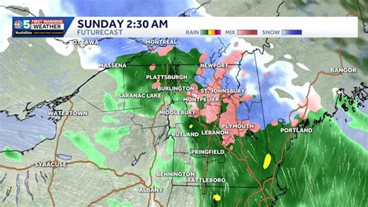 Hour-by-hour forecast: Track wet, icy and snowy conditions in your town this weekend
