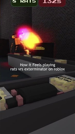how it genuinely feels to play rats versus exterminator on Roblox!