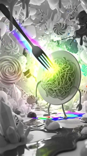 AlienPasta changes the colorless world of confectionery #Alien #Pasta #candy #sweets