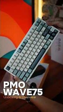 PMO WAVE 75 Unboxing & Overview | Aluminium Keyboard Quick Release and Pogo PIN #mechanicalkeyboard