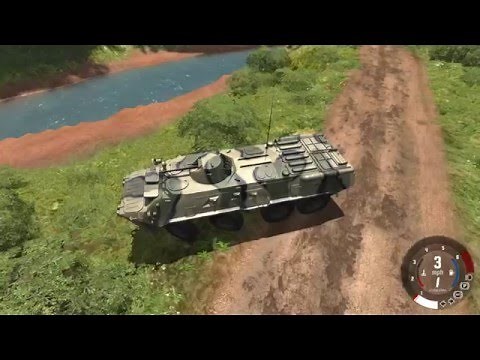 BeamNG drive - BTR-80 Test Run
