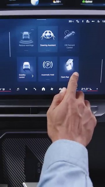 The BMW Intelligent Charging Flap.