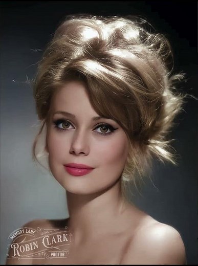A glimpse into the past: Catherine Deneuve in vibrant color from 1963 Paris.