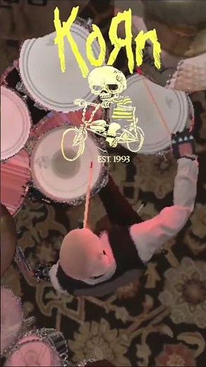 Drumming in virtual reality using VR Drums Ult. hi-hat action to some KoRn. #VR #VRGaming #Drums