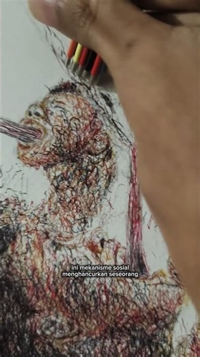 Drawing social mechanisms on paper #art #drawing #asmr