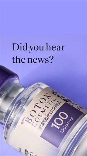 BOTOX® Cosmetic on Instagram: "For Boxed Warning and Medication Guide, see @botoxcosmeticpi. - The one and only BOTOX® Cosmetic is FDA approved to temporarily improve the look of 4 areas: moderate to severe crow’s feet, frown lines, forehead lines, and vertical bands connecting the neck and jaw! 💜 #botoxcosmetic - BOTOX® Cosmetic (onabotulinumtoxinA) is a prescription medicine that is injected into muscles and used to temporarily improve the look of moderate to severe forehead lines, crow’s fee