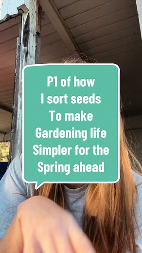 Part 1 of sorting seeds by plant families during your down time over winter #gardeningtips #gardeningtipsforbeginners #gardeninghacks #gardening101 #gardening #whattododuringwinter