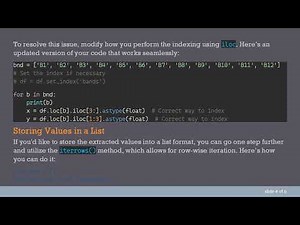 How to Properly Use loc and iloc in Pandas for Selecting Data