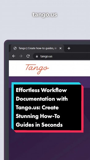 Instant How-To Guides with @trytango : Effortless Workflow Documentation! #WorkflowCapture #StepByStepGuides #AutomatedDocumentation #EfficientWorkflows #ChromeExtension #teckreview #TechHacks #trytango