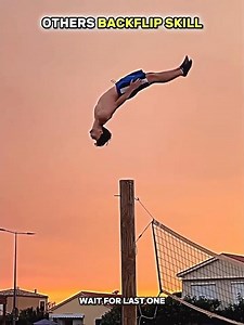 Normal flip vs HIGHEST backflip EVER ☠️