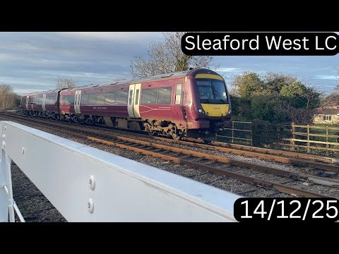 *Brand New Timetable* Sleaford West Level Crossing (14/12/25)