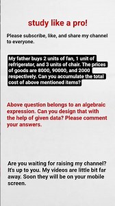 Algebraic Expression in Basic Maths Class 5-10