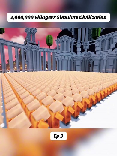 1,000,000 Villagers Simulate Civilization Challenge