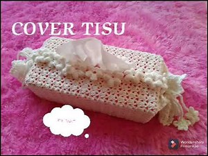 Crochet Tissue Cover || Sarung tisu Rajut