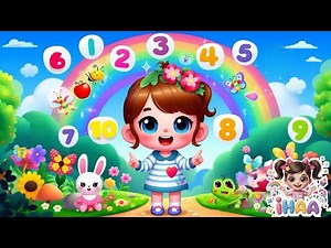 Learn Numbers 1 to 10 | Magical Number Garden | Kids Story | Ihaa’s Adventure 🌸