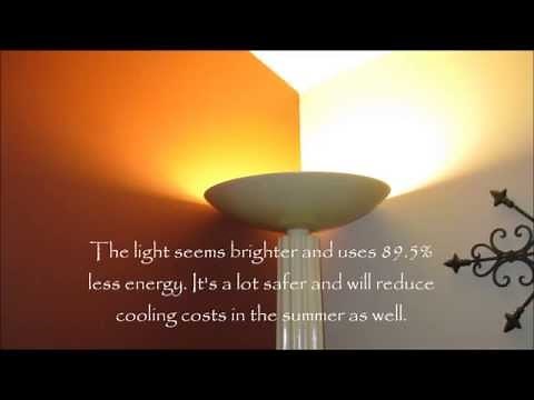 Convert Halogen Torchiere Lamp to LED