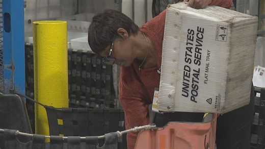 Holiday rush at post office as shipping deadlines loom