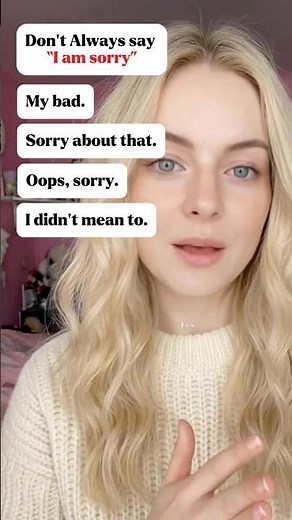🛑 Stop Saying “I’m Sorry” Every Time! 🤯 | 10 Better Alternatives