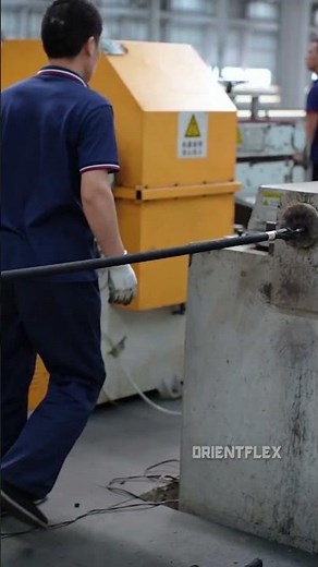 How We Make Premium Hydraulic Hoses Step Process #shorts #hose #pressure