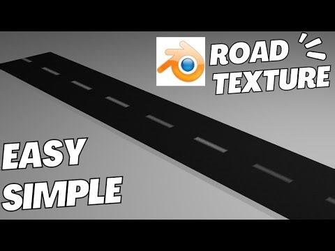 Making Road Texture without Image in Blender | Blender Tutorial
