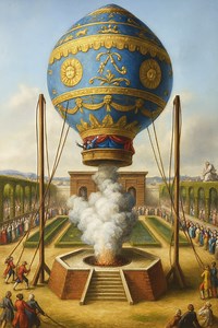 IL Y A 242 ANS | Premier vol humain en ballon captif ➽ http://bit.ly/Vol-Humain-Ballon-Captif Le 19 octobre 1783, l’aérostation franchit un seuil décisif. Après des essais captifs hésitants, Pilâtre de Rozier osa s’élever librement avec Giroud de Villette à plus de cent mètres. Devant une foule parisienne en liesse, l’aérostat triompha du vent, du feu et des sceptiques, inscrivant l’audace humaine dans l’histoire des sciences naissantes #CeJourLà #19Octobre #vol #humain #ballon #captif #montgolf