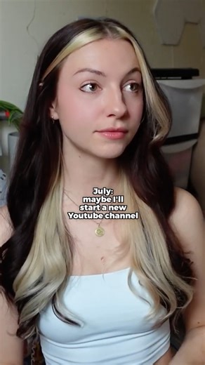 From July to December... The Overconsumption Girl has a PLAY BUTTON?