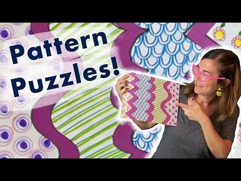 Paper Pattern Puzzles! Cutting and Gluing Art for Kids!