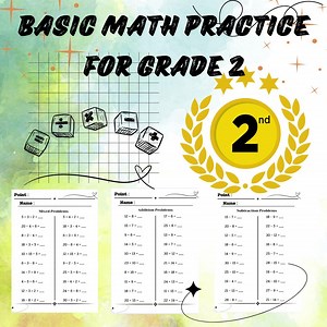 Basic Math Practice for Grade 2 - Etsy Canada