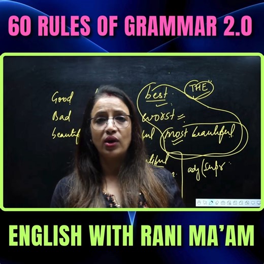 120K views · 2.3K reactions | 60 Rules of Grammar 2.0 | Rule - 51 | Grammar | English With Rani Ma'am #grammarchallenge #monthlychallenge #grammar #englishgrammar | English With RANI MAM | Facebook