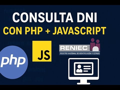Cómo consumir la API de RENIEC con PHP y JavaScript paso a paso