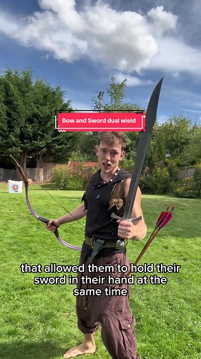 Dual Wielding Bow and Sword Techniques in Fantasy